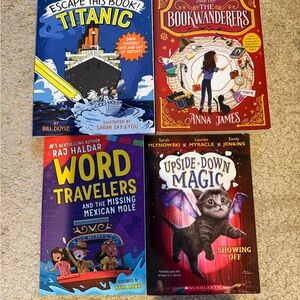 Scholastic Adventure Book Collection - Blue, Red, Purple